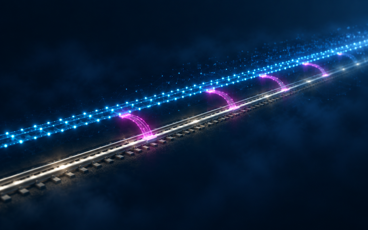 Editorial illustration for: The two-rail operating model: what tokenisation in production means for asset management operations